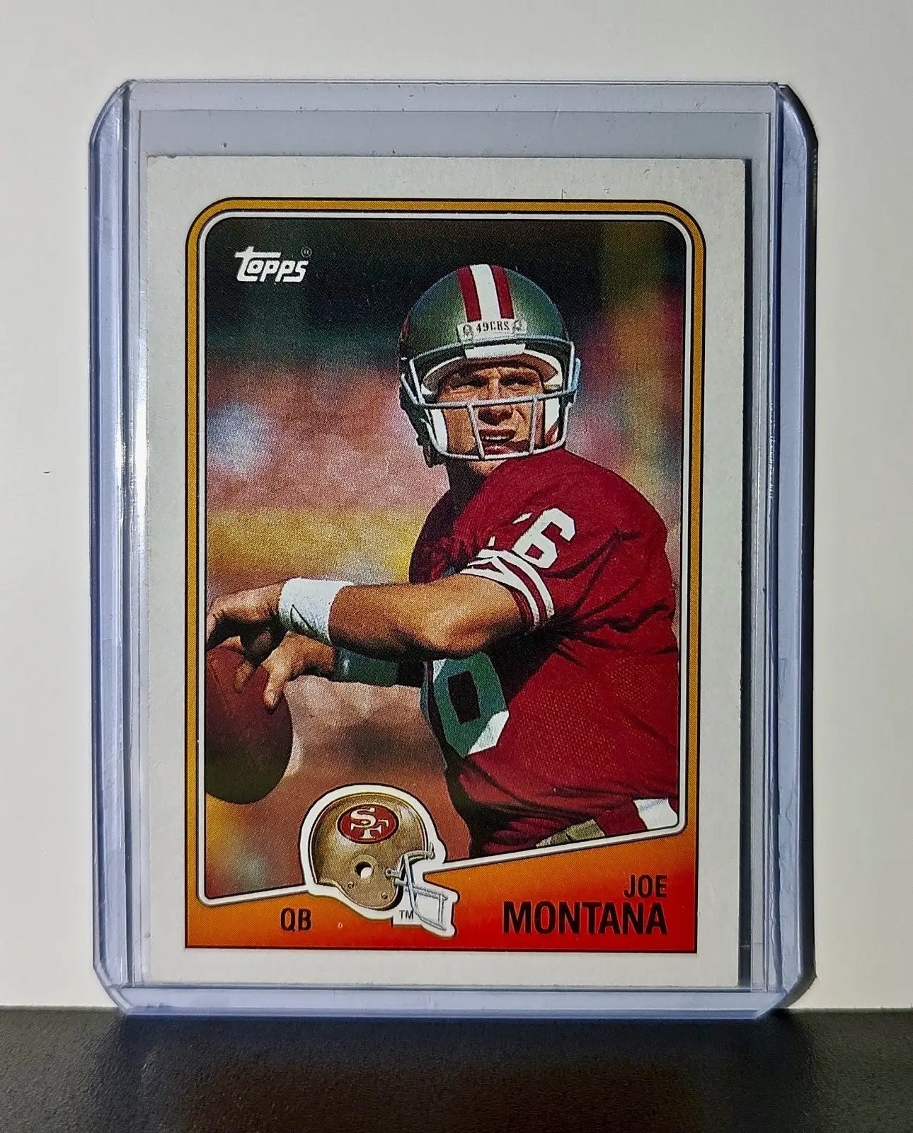 Joe Montana 1988 Topps NFL #38 Card San Francisco 49ers - Football Card Single