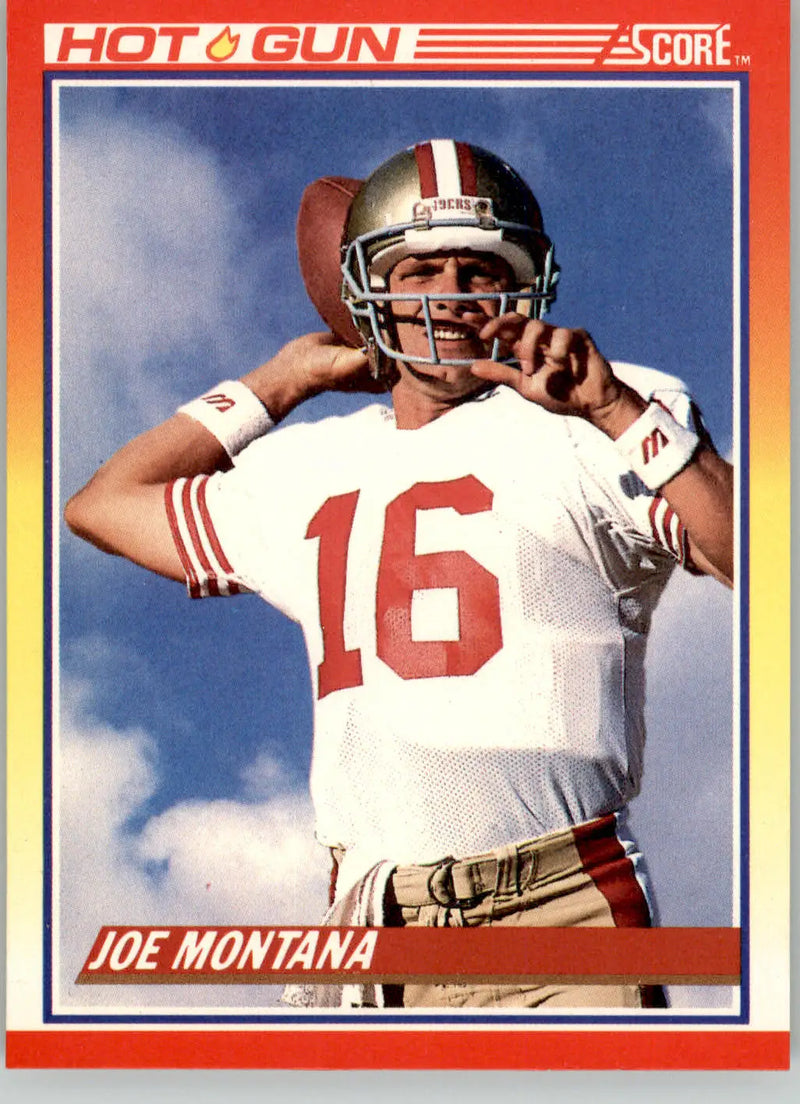 Joe Montana - 1990 Score - #311 - Football