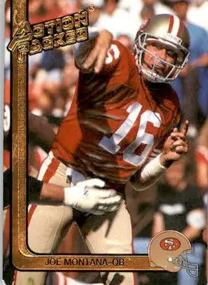 Joe Montana - 1991 Action Packed - #247 - Football - Football Card Single