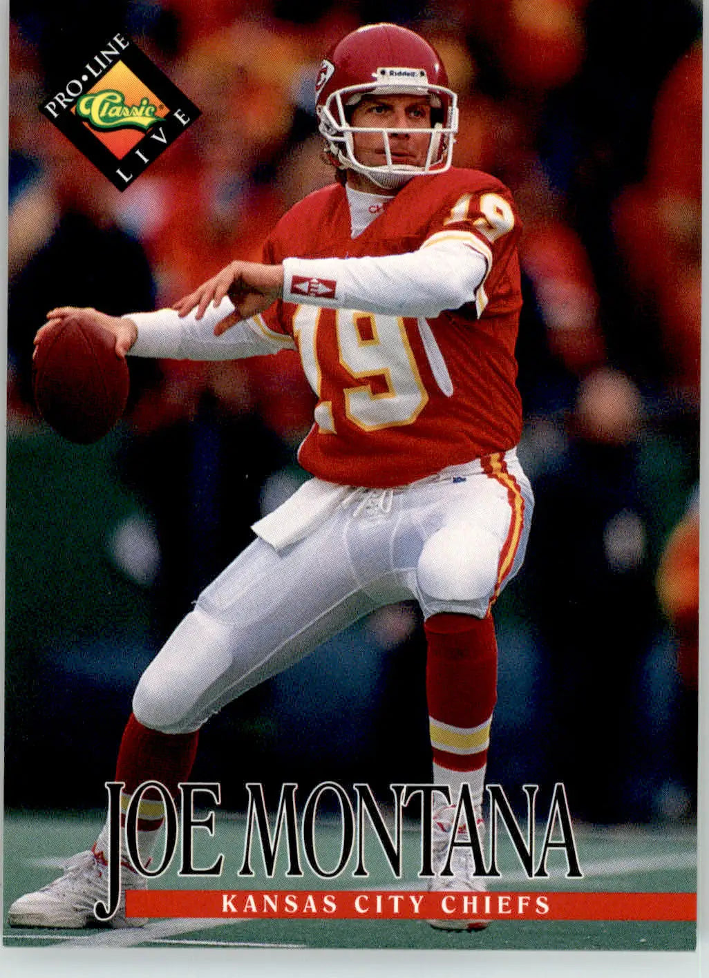 Joe Montana - 1994 Pro Line Live - #61 - Football - Football Card Single