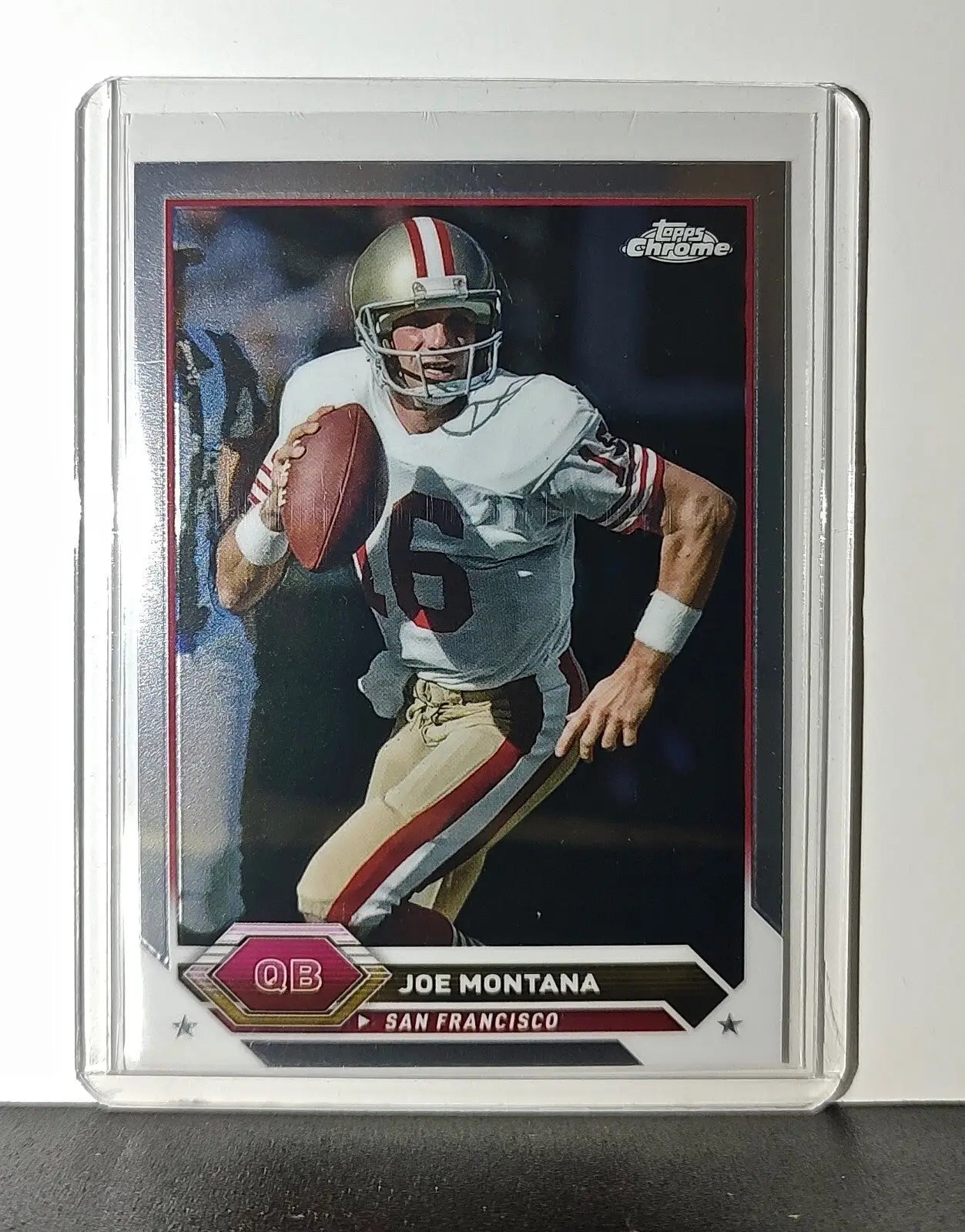 Joe Montana 2023 Topps Chrome NFL #16 Football Card San Francisco 49ers