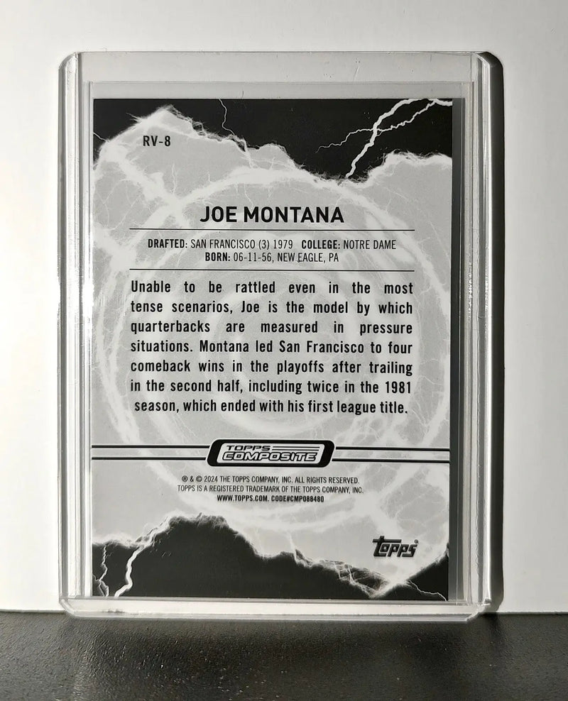 Joe Montana 2023 Topps Resurgence Voltaic NFL #RV-8 Card San Francisco 49ers