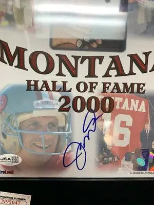 JOE MONTANA 8x10 SIGNED PHOTO SAN FRANCISCO 49ERS HALL OF FAME JSA Auto - Sports Memorabilia