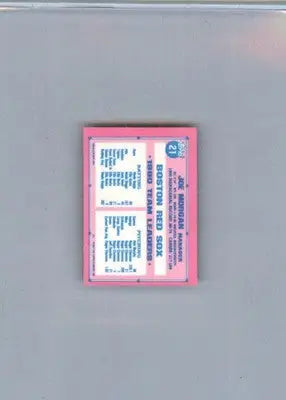 Joe Morgan - 1991 Topps Micro - #21 - Baseball - Baseball Card Single