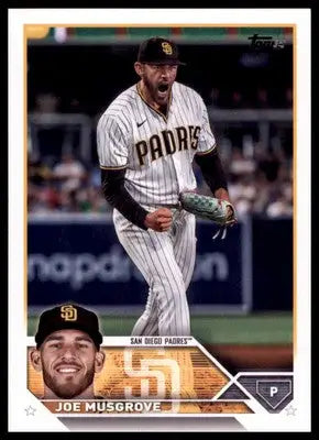 Joe Musgrove 2023 Topps #496 San Diego Padres - Baseball Card Single