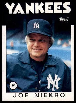 Joe Niekro 1986 Topps #135 New York Yankees - Baseball Card Single