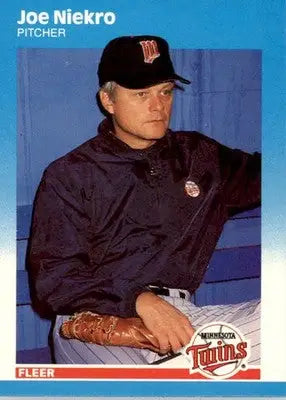 Joe Niekro - 1987 Fleer Update - #U-87 - Baseball - Baseball Card Single