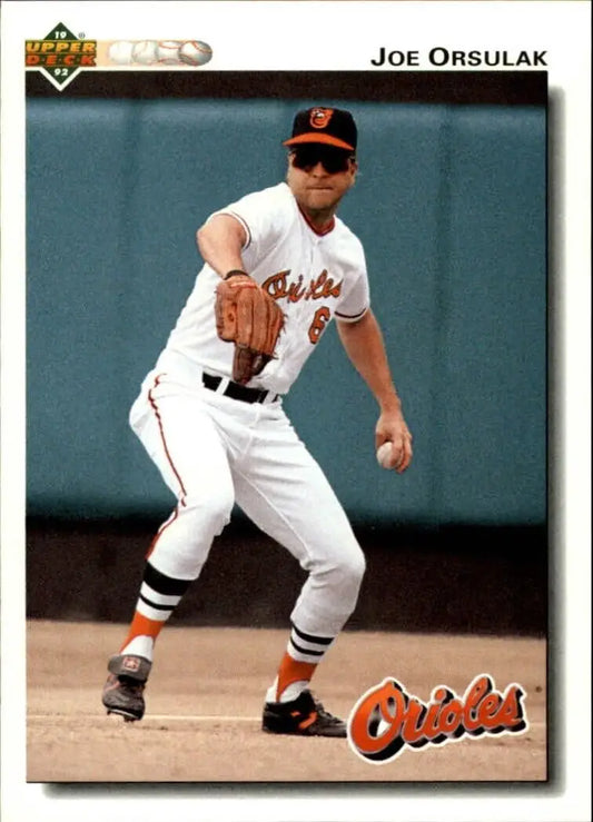 Joe Orsulak 1992 Upper Deck MLB #207 Baseball Card Baltimore Orioles - Baseball Card Single