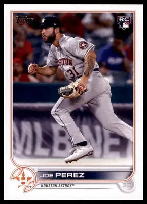 Joe Perez Rookie 2022 Topps Update #US234 Houston Astros - Baseball Card Single