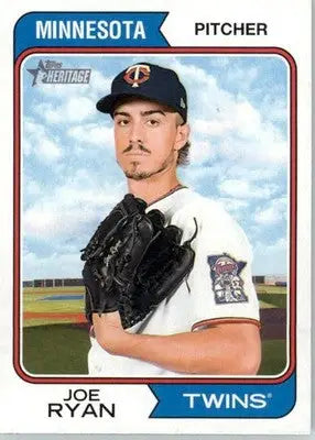 Joe Ryan - 2023 Topps Heritage - #29 - Baseball - Baseball Card Single