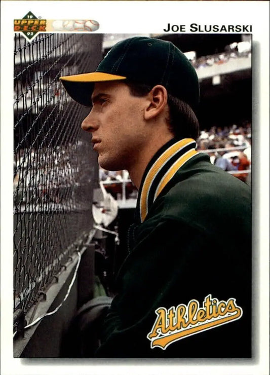 Joe Slusarski 1992 Upper Deck MLB #663 Baseball Card Oakland Athletics - Baseball Card Single