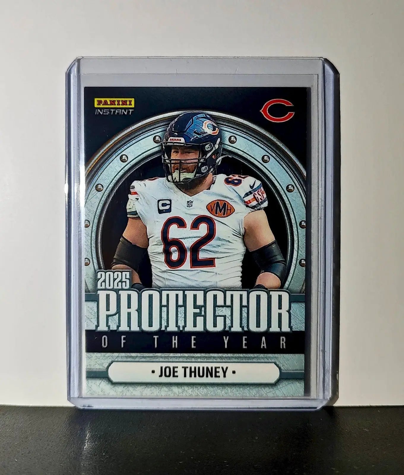 Joe Thuney 2025 Panini NFL Protector of the Year Football Card Bears 1 of 220 - Football Card Single