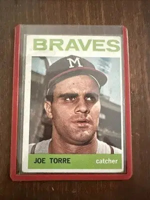 Joe Torre 1965 Topps #300 Milwaukee Braves Baseball Card – Vintage MLB HOF