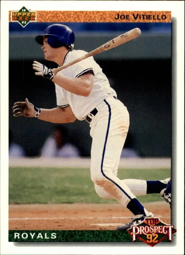 Joe Vitiello 1992 Upper Deck MLB #73 Rookie Baseball Card Kansas City Royals