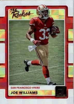 Joe Williams - 2017 Donruss - #34 - The Rookies Football - Football Card Single