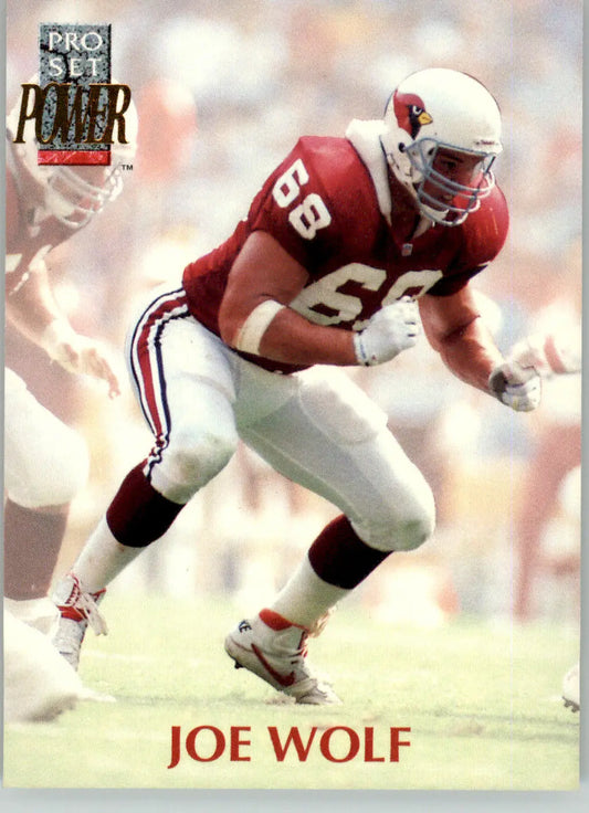 Joe Wolf - 1992 Pro Set Power - #168 - Football - Football Card Single