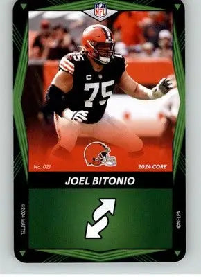 Joel Bitonio - 2024 UNO Elite Core Edition - Green - #021 - Football - Football Card Single