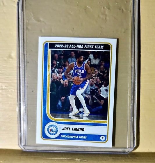 Joel Embiid 2023-24 Panini NBA Basketball #4 Sticker All-NBA 1st team - Basketball Card Single