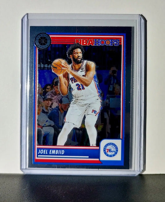 Joel Embiid 2023-24 Panini Premium Stock NBA Hoops #271 Card Philadelphia 76ers - Basketball Card Single
