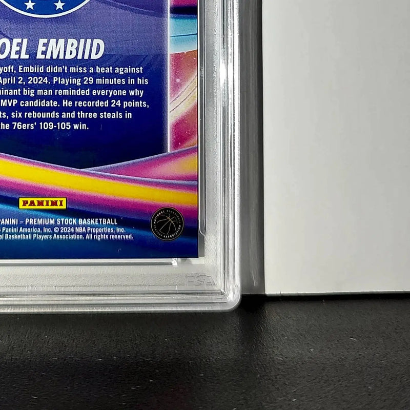 Joel Embiid 2023 Panini Hoops Premium Anti Gravity #7 PSA 10 Gem Mint