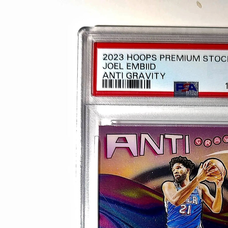 Joel Embiid 2023 Panini Hoops Premium Anti Gravity #7 PSA 10 Gem Mint