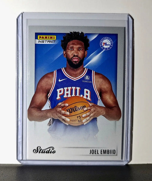 Joel Embiid 2024-25 Panini NBA Studio #18 Card Philadelphia 76ers 1/275 - Basketball Card Single