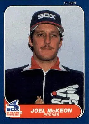 Joel McKeon - 1986 Fleer Update - #U-75 - Baseball - Baseball Card Single