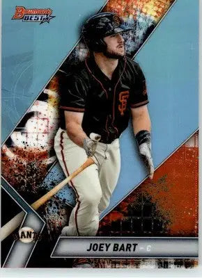 Joey Bart - 2019 Bowman’s Best - #TP-21 - Top Prospects Refractor Baseball