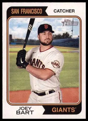 Joey Bart 2023 Topps Heritage #118 San Francisco Giants - Baseball Card Single