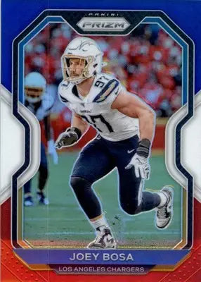 Joey Bosa - 2020 Panini Prizm - #143 - Prizm Red White and Blue Football - Football Card Single