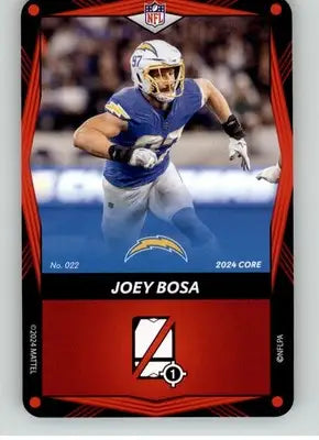 Joey Bosa - 2024 UNO Elite Core Edition - Red - #022 - Football - Football Card Single