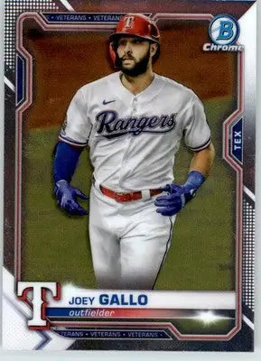 Joey Gallo - 2021 Bowman Chrome - #82 - Baseball - Baseball Card Single