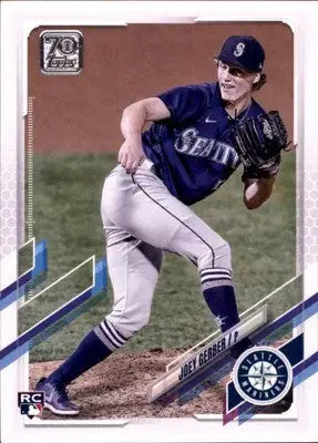 Joey Gerber Rookie 2021 Topps Update #US102 Seattle Mariners - Baseball Card Single