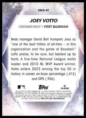 Joey Votto 2023 Topps Stars of MLB #SMLB-42 Cincinnati Reds - Baseball Card Single