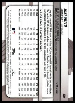 Joey Votto 2024 Topps Big League #59 Cincinnati Reds - Baseball Card Single