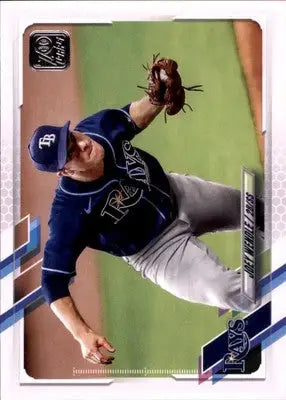 Joey Wendle 2021 Topps #296 Tampa Bay Rays - Baseball Card Single