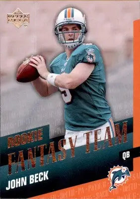 John Beck - 2007 Upper Deck - #RFT-JB - Rookie Fantasy Team Football - Football Card Single