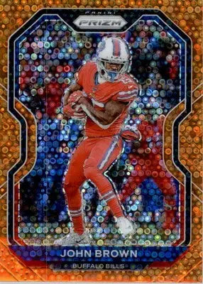 John Brown - 2020 Panini Prizm - #4 - Prizm Disco Football - Football Card Single