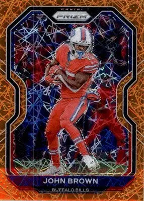 John Brown - 2020 Panini Prizm - #4 - Prizm Lazer Football - Football Card Single