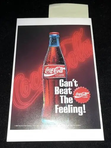Coca-Cola advertisement on John Buddy Kerr Program MLB Baseball Scout of the Year item