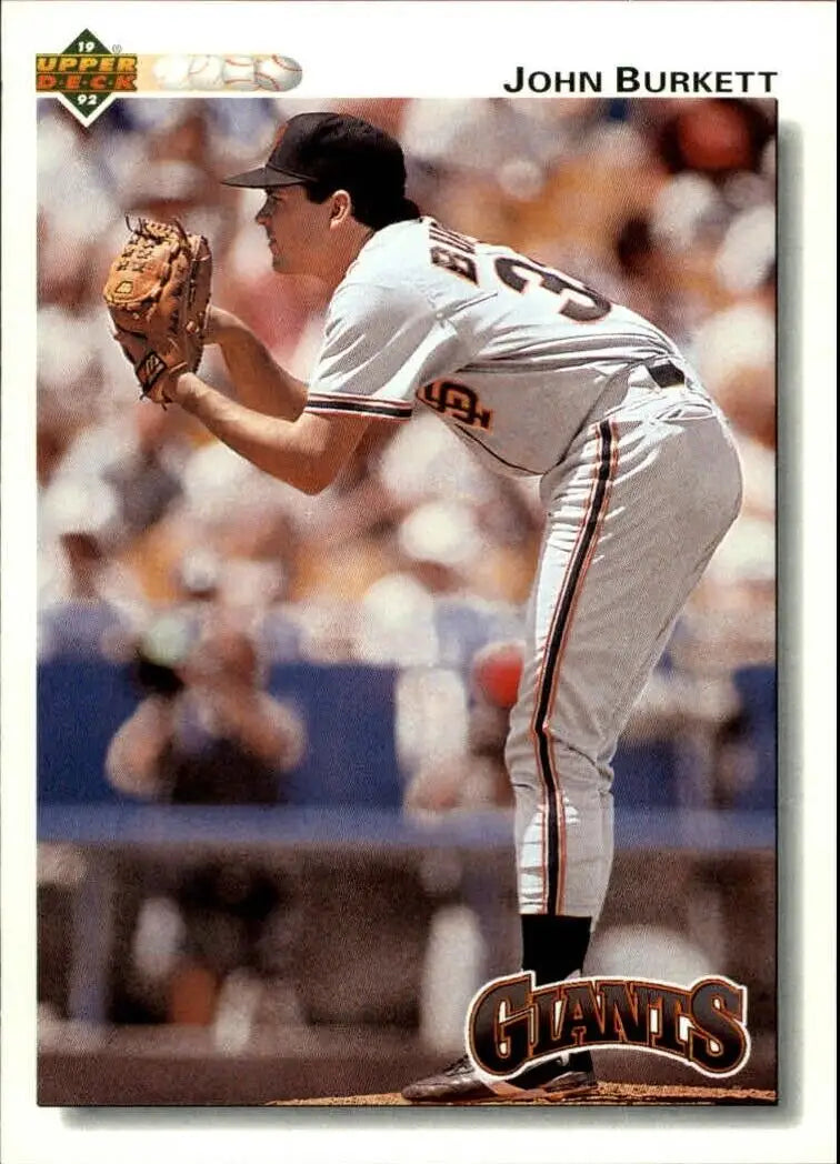 John Burkett 1992 Upper Deck MLB #148 Baseball Card San Francisco Giants - Baseball Card Single