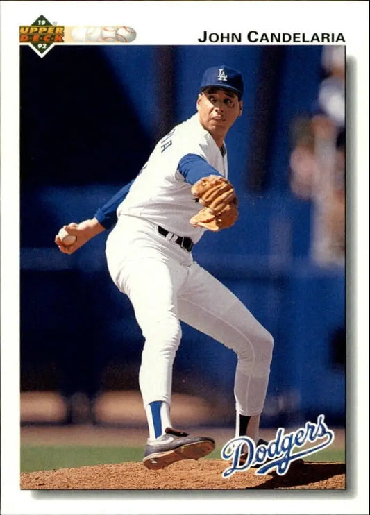 John Candelaria 1992 Upper Deck MLB #482 Baseball Card Los Angeles Dodgers - Baseball Card Single