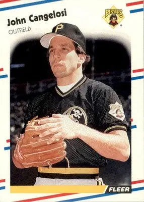 John Cangelosi - 1988 Fleer - #325 - Baseball - Baseball Card Single