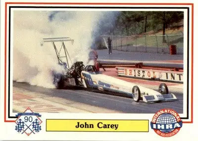 John Carey - 1990 Checkered Flag IHRA - #82 - Racing - Racing Card Single