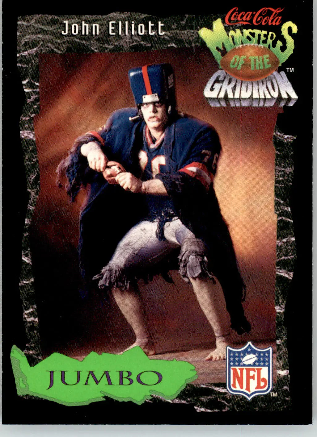 John Elliott - 1994 Coca-Cola Monsters of the Gridiron - #22 - Football - Football Card Single
