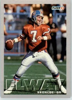 John Elway - 1993 Fleer - #91 - Football - Football Card Single