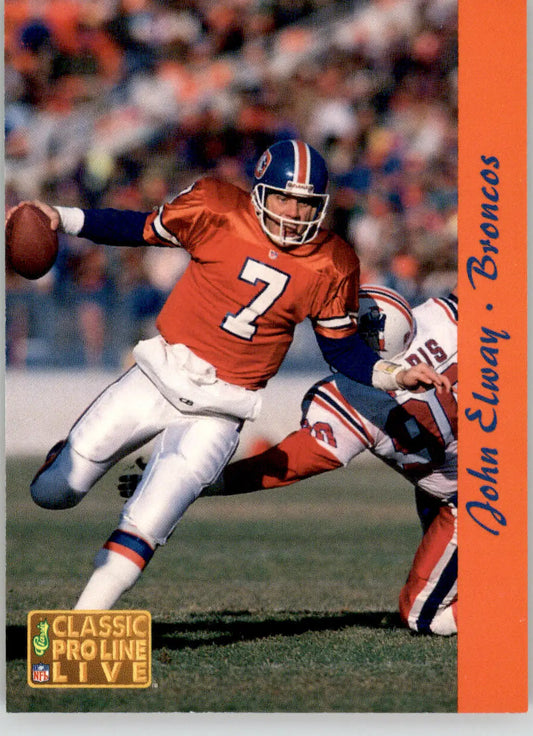 John Elway - 1993 Pro Line Live - #69 - Football