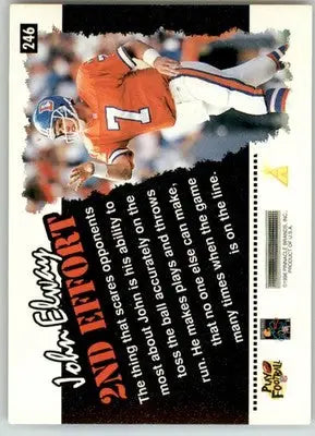 John Elway - 1996 Score - #246 - Football - Football Card Single