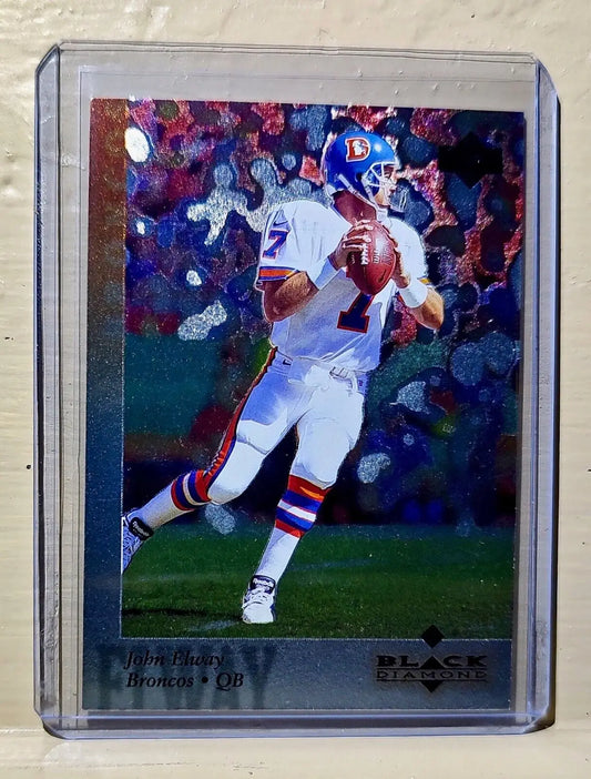 John Elway 1997 Upper Deck Black Diamond Football #43 NFL Card Denver Broncos - Football Card Single