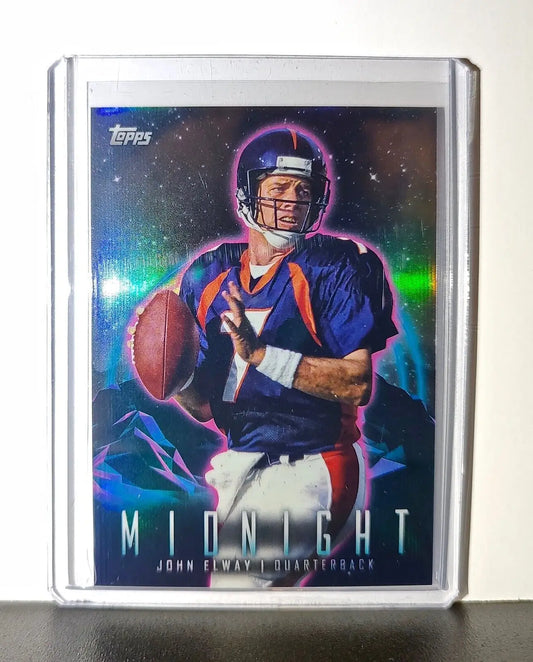 John Elway 2023 Topps Midnight NFL #316 Card Denver Broncos - Football Card Single